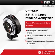 VILTROX EF-E II LENS MOUNT SPEED BOOSTER ADAPTER CANON EF-MOUNT LENS TO SONY E-MOUNT CAMERA