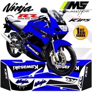 Sticker Striping Variasi Motif Ori Ninja Rr 150 Old 2008 Gen 2 Biru - Ninja Rr Old Gen 1 - Ninja Rr