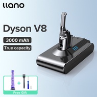 LLANO 4000mAh 3000mAh 2500mAh Battery เข้ากันได้กับ Dyson V11 V10 V8 V7 V6 เครื่องดูดฝุ่น ชาร์จใหม่ได้ อายุการใช้งานยาวนานขึ้น ความจุจริง ชิปอัจฉริยะ ใบรับรอง CE / FCC / ROSH