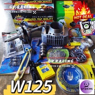 Package Wave125 Racing 57mm 60mm 62mm 65mm Block, crankshaft Jet 4mm, racing cam, spring, tensioner,