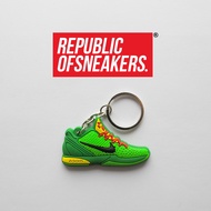 [2D KEYCHAIN] NIKE ZOOM (GREEN,YELLOW)