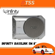 Infinity BassLink SM 8" compact powered under-seat subwoofer enclosure FREE Epsilon DSP