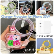 For iPhone 35w Charger Protector for iphone 14promax model A2676 charger case  for macbook air m3 m2