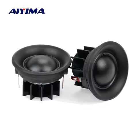 AIYIMA 2Pcs 10W 1.5Inch Tweeters Loudspeakers Treble Mini Portable Silk Film Speakers 4 Ohm 6 Ohm 8O