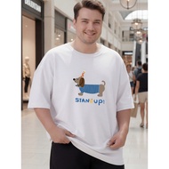 2Y791 [AIYOU] Lelaki Baju T Shirt Men Tshirt XL-5XL   Clothes Korean Style Men's Crop Top Round Neck