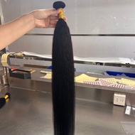 ผมปลอมสไตล์ธรรมชาติ Yaki ของมนุษย์ เครื่องประดับผมทรงตรงหยักยาวจาก Xuchang สำหรับผู้ชายและผู้หญิง