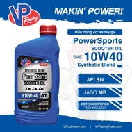 VP Powersports Scooter 4T Synthetic Blend Ester Tech 10W40 800ml