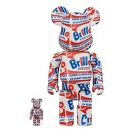 [BE@RBRICK] ANDY WARHOL Brillo 100% &amp; 400％ BEARBRICK