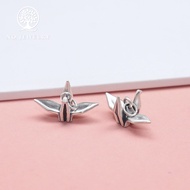 [HCM]Charm bạc treo hình con hạc - NQ Jewelry