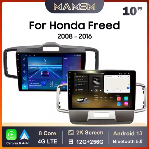 MAMSM Car Radio For Honda Freed 1 Spike 2008 - 2016 Android Multimedia Video Player GPS Carplay Auto