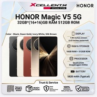 [C/C] HONOR Magic V5 5G [32*(16+16)GB RAM 512GB ROM] - Original HONOR Malaysia