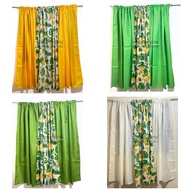 GSC | 3 in 1 Yellow Jeremie Printed Suksukan NonRing Window 60" inches each (4ft, 6ft and 7ft)