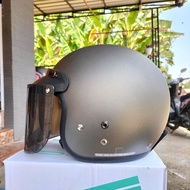 HELM BOGO RETRO Cargloss KW   FULL LEHER SNI