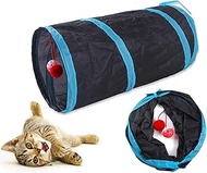 Cat tunnel, 2-way foldable dog agility tunnel, dog cave, interactive pop-up labyrinth house for rabb