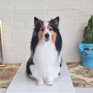 客製化逼真邊境牧羊犬羊毛氈寵物娃娃定製複刻狗猫咪毛小孩公仔