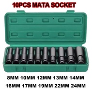 MATA Socket Bit 1/2‘ Impact 8-24mm Impact Socket wrench shock wrench Impact socket set/ Impact sock 