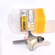 MATA Router Bit/Profil Round Over Bit 12 mm (1/4,5,1,5mm) ARDEN