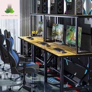 §E-Sports Hotel Desktop Computer Table Internet Cafe Internet Cafe Customized Game Table Couple Tab 
