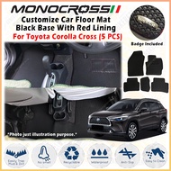 For Toyota Corolla Cross TRAPMAT CarMat Trapmat Customize Car Floor Mat Kereta Pelapik WaterProof An