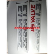 Daihatsu Zebra 1.3 16 valve door sticker Zebra valve zebra 1.3 sticker/