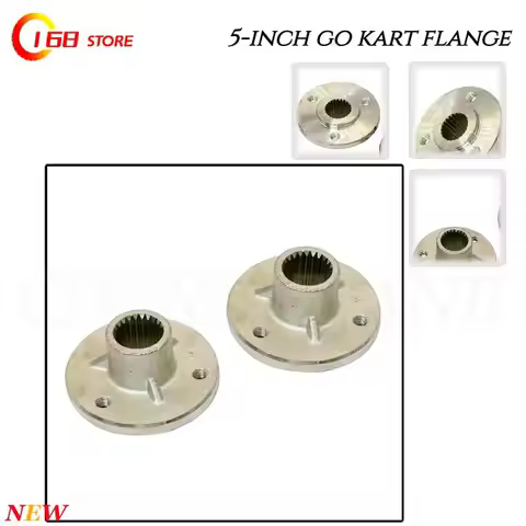 5 inch 23T Rear Wheel Hub 50mm*3 Stud For 110cc 168 200F Dune Go Kart ATV UTV Buggy Quad Bike Parts