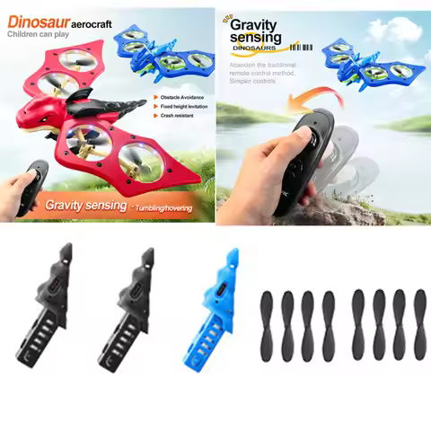 4DRC Dinosaur Toys Battery 4DRC V48 RC Drone Battery 3.7V 500MAH Battery Blades For 4DRC V48 RC Dino