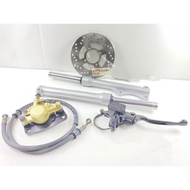 5 in 1 Ego S egos ego-s Front Fork Set+ Master Pump+ Caliper Brake pump+ piring disc+ Brake Hose Pip