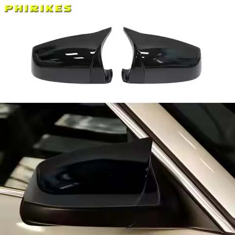 For BMW E60 E61 E63 E64 F01 F02-F04 F06 F07 F10 F11 F12 F13 Carbon Fiber pattern Black Side Wing Rea