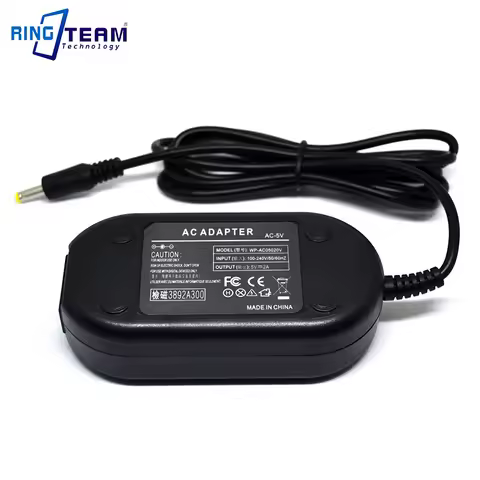 AC-5V Power AC Adapter for Fujifilm Cameras FinePix 2900 3800 4800 4900 6800 6900 E500 E510 E550 E90