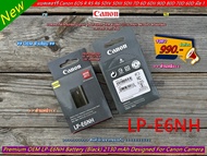 แบต CANON รุ่น LP-E6NH (เหมือนแท้มาก) Canon EOS R R5 R6 5DIV 5DIII 5DII 5Ds 5DsR 7DII 7D 6DII 6D 90D