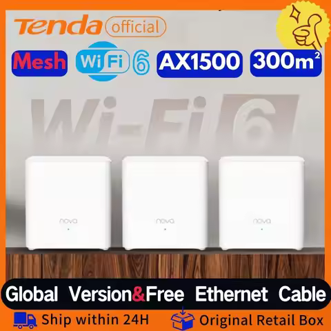 AX1500 Mesh WiFi 6 Router Tenda Mesh MX3 WiFi6 Gigabit WIFI Router 2.4G 5G Dual-Band Whole Home WiFi