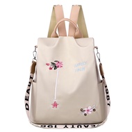 Women Embroidery Backpack Waterproof Oxford Female Rucksack School Bag Teen Fashion Girls Anti Theft Casual Backpack