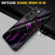 HP LR71 Softcase Glitter Xiaomi REDMI 15 5G Case Mica Silicone Silicon Protector Premium Glitter Gla