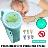 Children's Anti Mosquito Insect Repellent Watch Cartoon Flash Repellent Bracelet / Penghalau Nyamuk 儿童防蚊驱蚊手表