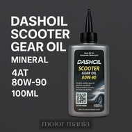 Gear Oil Scooter DashOil 4AT 80W90 Semi Synthetic Base Scooter Gear Oil HONDA, YAMAHA, SYM JET X, , 