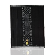 Sarung Hitam Polos Merk HDS Motif Wadimor Bali / Sarung Polos Hitam Pria Dewasa / Sarung Polos Hitam