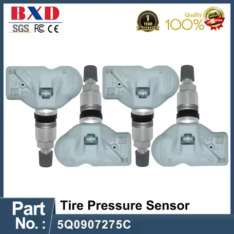 1/4/8PCS Tire Pressure Sensor TPMS 315MHz 5Q0907275C for Audi Q7 VW Tiguan Touared Touran Porsche Ca