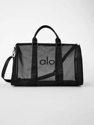 Alo New Yoga Bag Fitness Bag Alo Transparent Mesh Travel Bag Women's Large Capacity Shoulder Messeng
