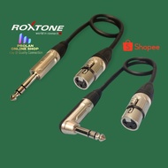ROXTONE : XLR Female to 6.35mm TRS (set , A , B)