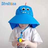 Childrens Sun Hat Baby Sunhat Beach Hat UV Protection Summer Thin Breathable Big Brim Bucket Hat