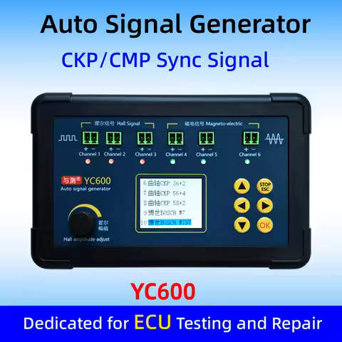 New YC600 Vehicle Synchronized Crankshaft Camshaft Signal Generator Auto Motorcycle Car CKP CMP Sign