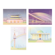 [ARTBOX OFFICIAL] Korea Postcard Set Gwanghwamun