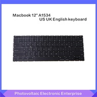 【GF】 Original Laptop A1534 Keyboard US UK Replacement Layout Keyboard For Apple Macbook 2015 2016 20