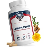 LymphaVive Lymphatic Drainage Supplements for Men & Women - Lymphatic Support with Bromelain, Echina