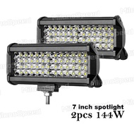 (Dikirim Dari Jakarta) 2PCS Lampu SOROT Tembak Sorot CWL 48 Mata Led WARNA PUTIH / 48 Titik Mata 144