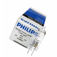 PHILIPS Optical Instrument Microscope Halogen Lamp Beads PHILIPS 6605 10W G4 6V Photometer Bulb