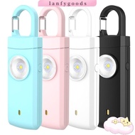 LANFYGOODSS Personal Alarm Safety Keychain, 130dB Portable Emergency LED Torch Keyring, ABS Panic Se
