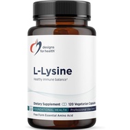 Designs for Health L-Lysine HCL Pills 1500mg - Amino Acid Lysine Hydrochloride Nutritional Supplemen