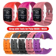 Silicone Strap For Polar M400 M430 Smart Watch Band