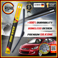 Ruhe Wiper Hyundai Accent 2012 - New Present Original High Quality Mugen Silicone Car Wiper Silicon 